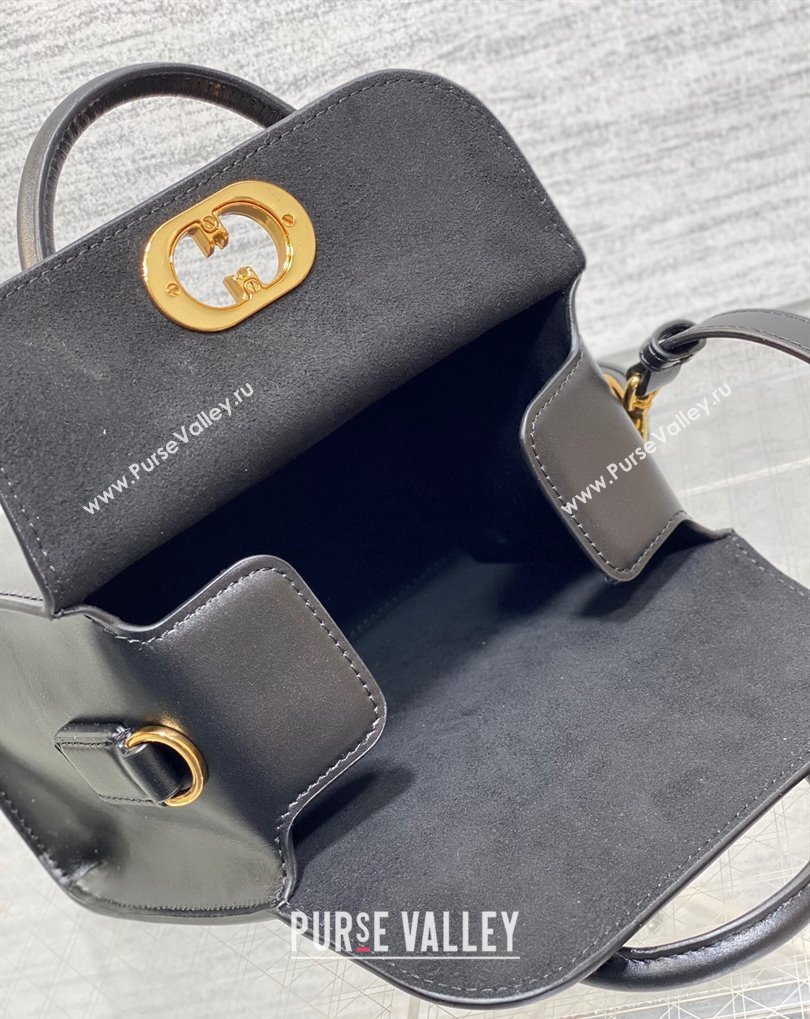 Dior Small Boston Bag in Black Box Calfskin 2024 (xinyidai-23121219)