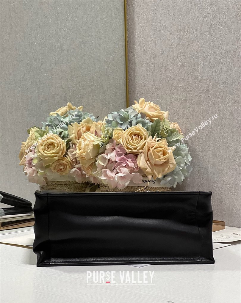 Dior Medium Book Tote Bag in Black Cannage Lambskin 2024 (xinyidai-23121214)