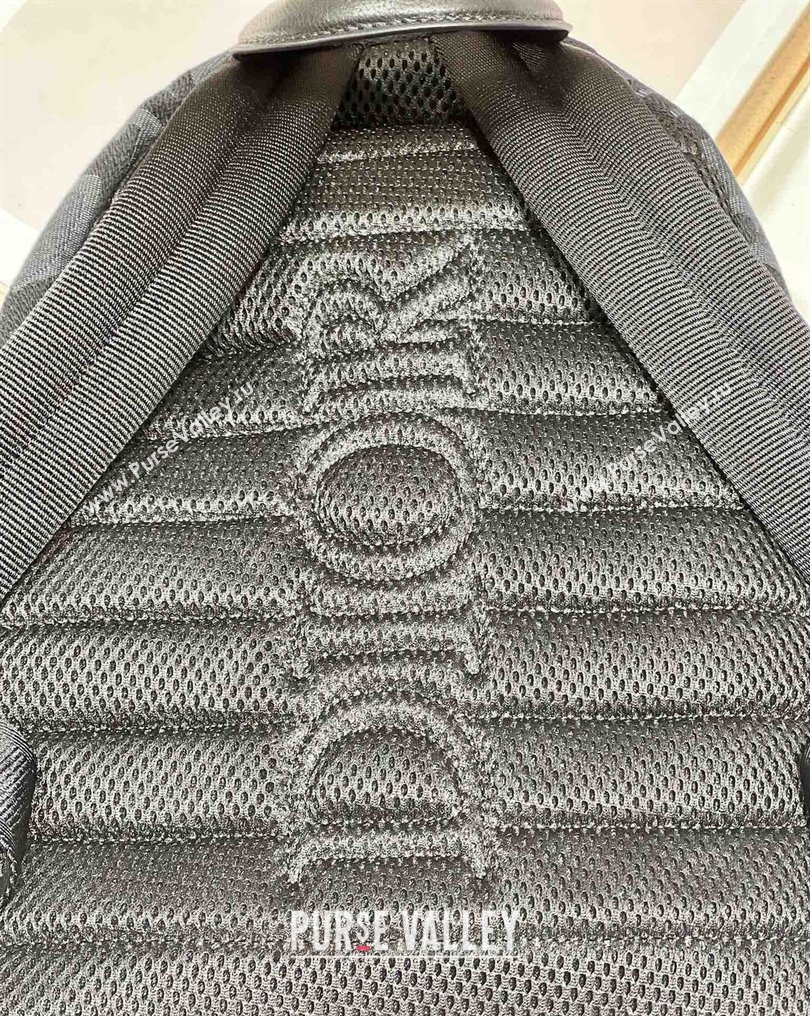 Dior Small Rider Backpack Bag in Black Maxi Dior Oblique Jacquard 2024 (xinyidai-23121223)