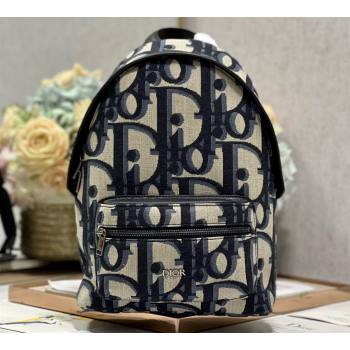 Dior Small Rider Backpack Bag in Beige and Black Maxi Dior Oblique Jacquard 2024 (xinyidai-23121224)
