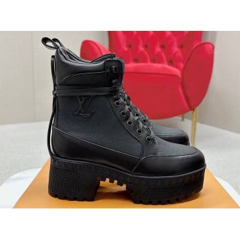Louis Vuitton Laureate Platform Desert Boots 1AC7RU Textile Black 2024 (SS-23121475)
