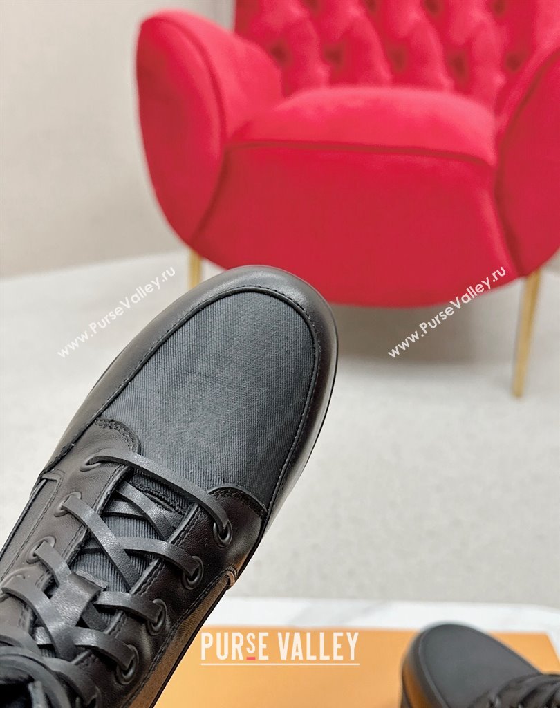 Louis Vuitton Laureate Platform Desert Boots 1AC7RU Textile Black 2024 (SS-23121475)
