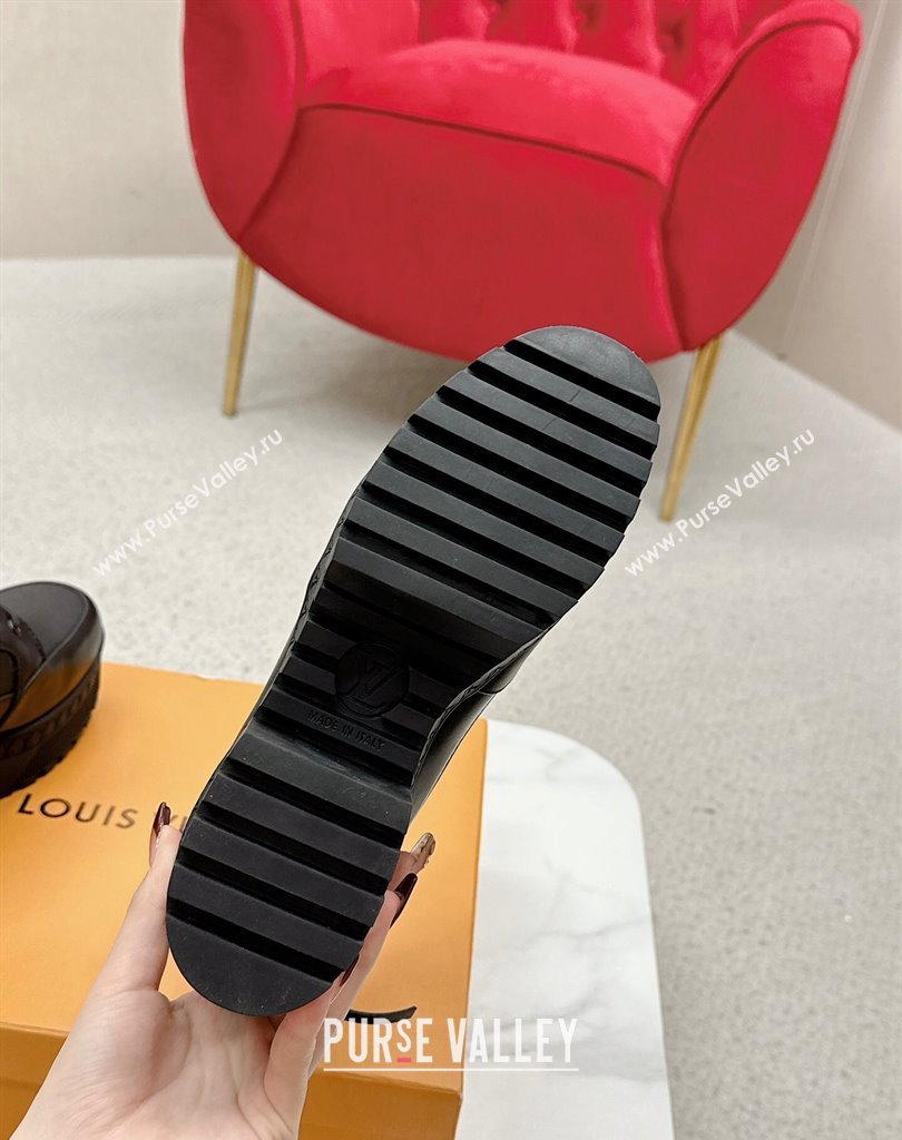 Louis Vuitton Laureate Platform Desert Boots 1AC7RU Textile Black 2024 (SS-23121475)