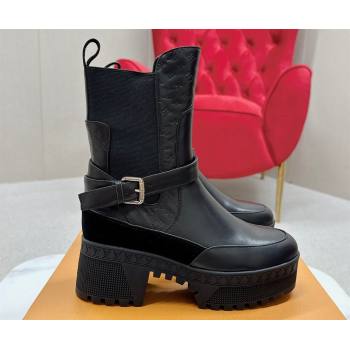Louis Vuitton Laureate Platform Desert Boots Calf leather Black 2024 (SS-23121477)
