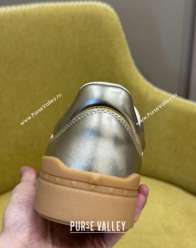 Valentino Upvillage Women/Men low top Sneakers in calfskin leather with band 01 2024 (kaola-23121321)