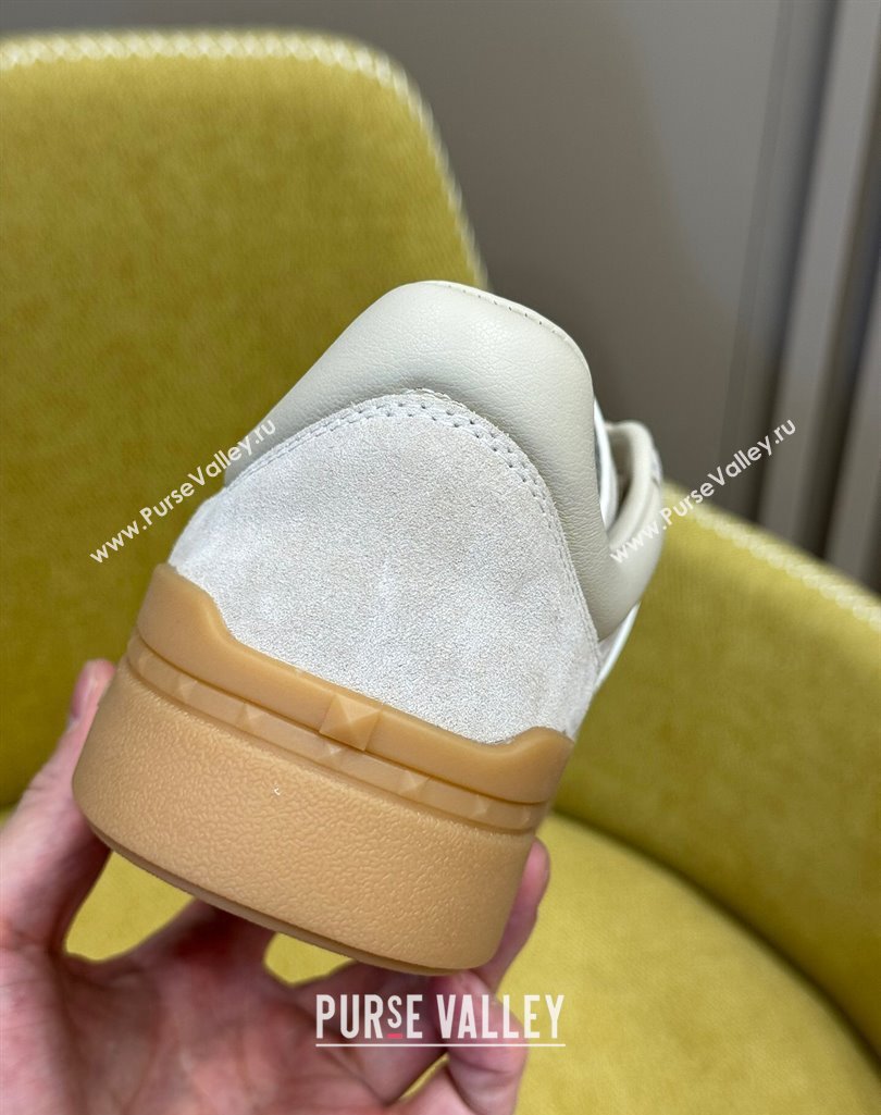 Valentino Upvillage Women/Men low top Sneakers in calfskin leather with band 08 2024 (kaola-23121328)