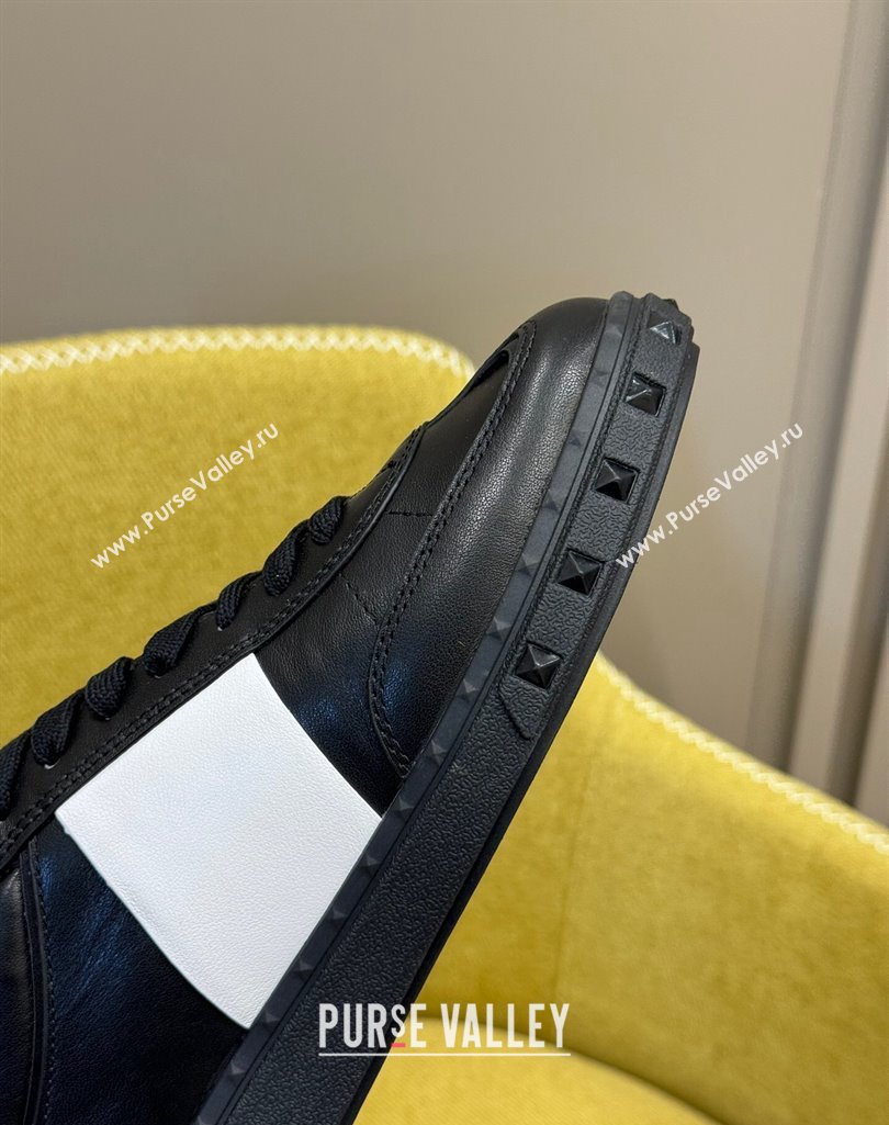 Valentino Upvillage Women/Men low top Sneakers in calfskin leather with band 04 2024 (kaola-23121324)