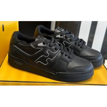 Fendi Match Black leather low-tops Women/Men Sneakers 2024 (danni-23121301)