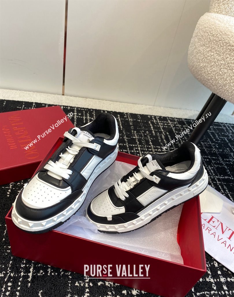 Valentino Freedots Low Top calfskin leather Women/Men Sneakers 01 2024 (danni-23121901)