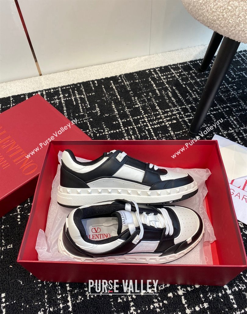 Valentino Freedots Low Top calfskin leather Women/Men Sneakers 01 2024 (danni-23121901)