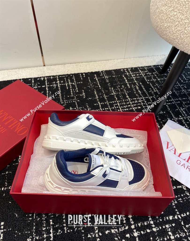 Valentino Freedots Low Top calfskin leather Women/Men Sneakers 05 2024 (danni-23121905)