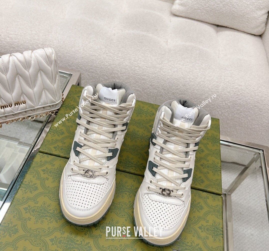 Gucci distressed effect high top Women/Men sneakers 02 2024 (danni-23121912)