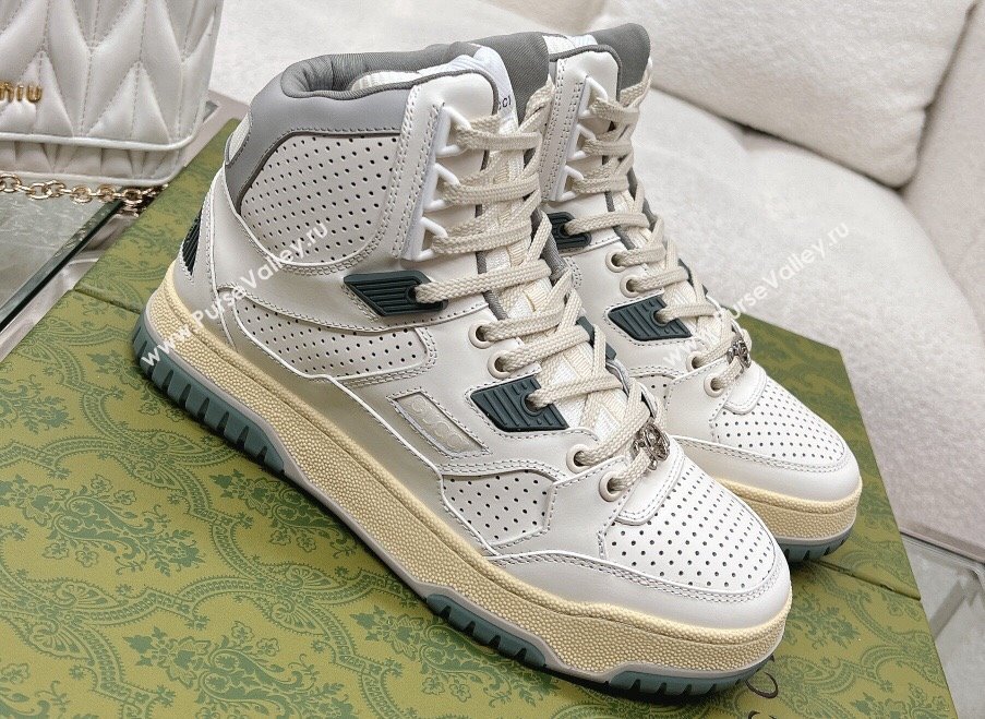 Gucci distressed effect high top Women/Men sneakers 02 2024 (danni-23121912)