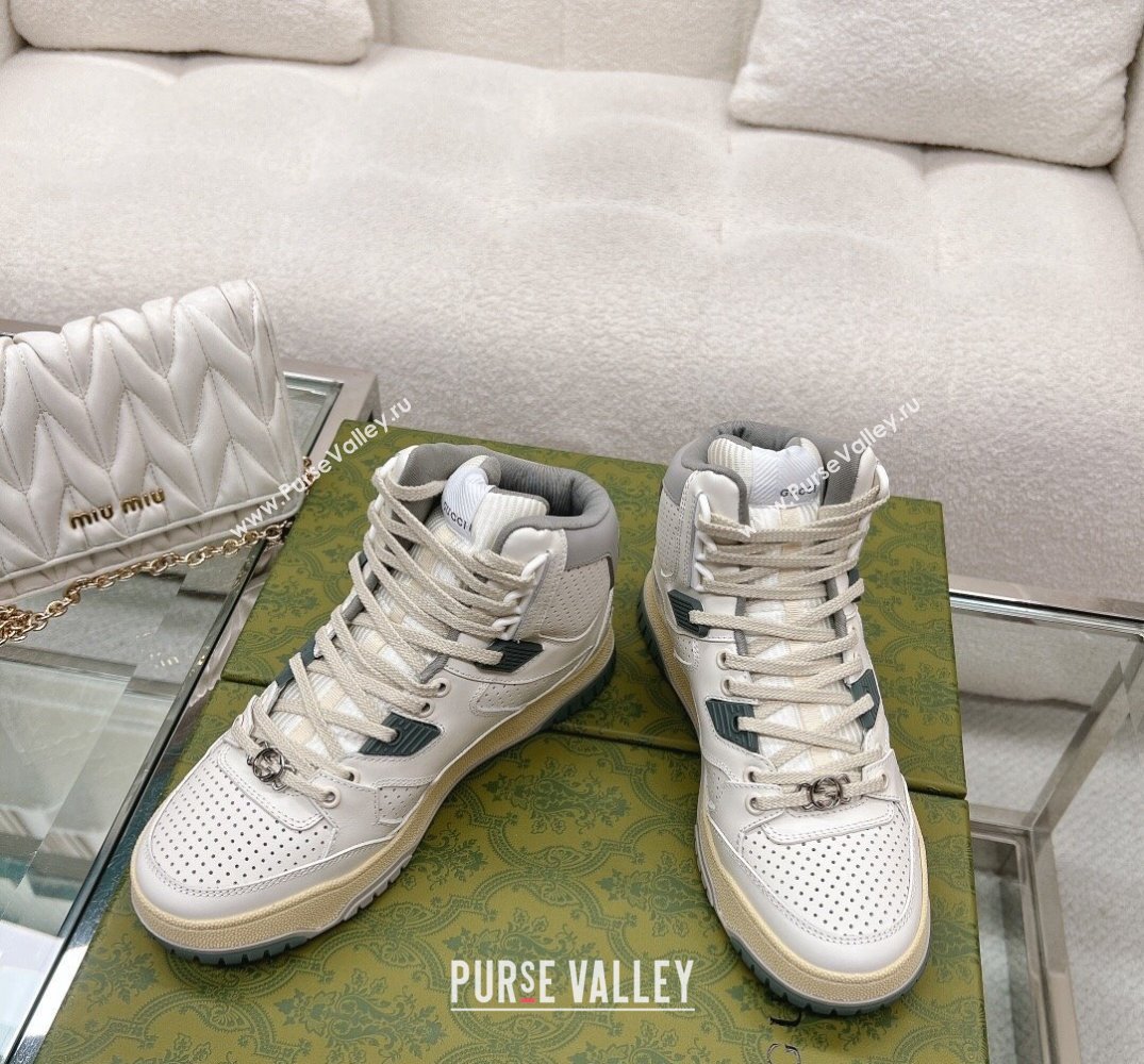 Gucci distressed effect high top Women/Men sneakers 02 2024 (danni-23121912)
