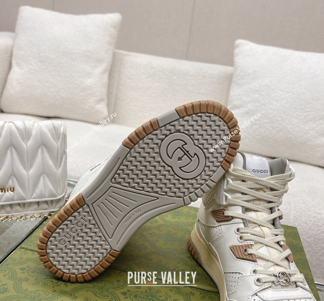 Gucci distressed effect high top Women/Men sneakers 03 2024 (danni-23121913)