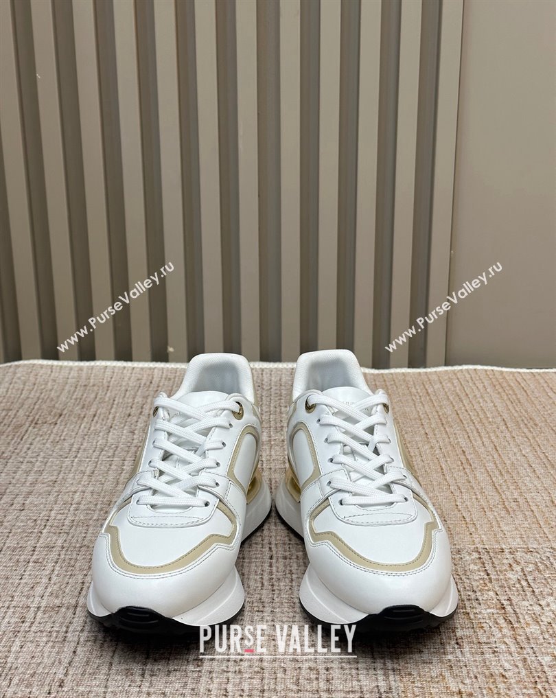 Louis Vuitton Neo Run Away Sneakers White/Beige 2024 (nono-23121902)
