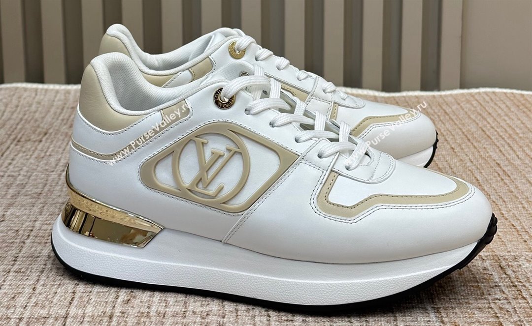 Louis Vuitton Neo Run Away Sneakers White/Beige 2024 (nono-23121902)