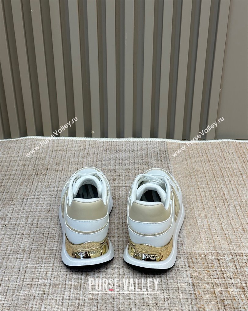 Louis Vuitton Neo Run Away Sneakers White/Beige 2024 (nono-23121902)