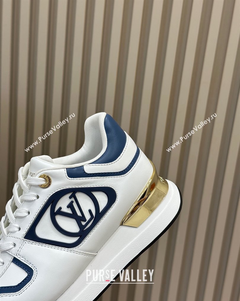 Louis Vuitton Neo Run Away Sneakers White/Blue 2024 (nono-23121903)