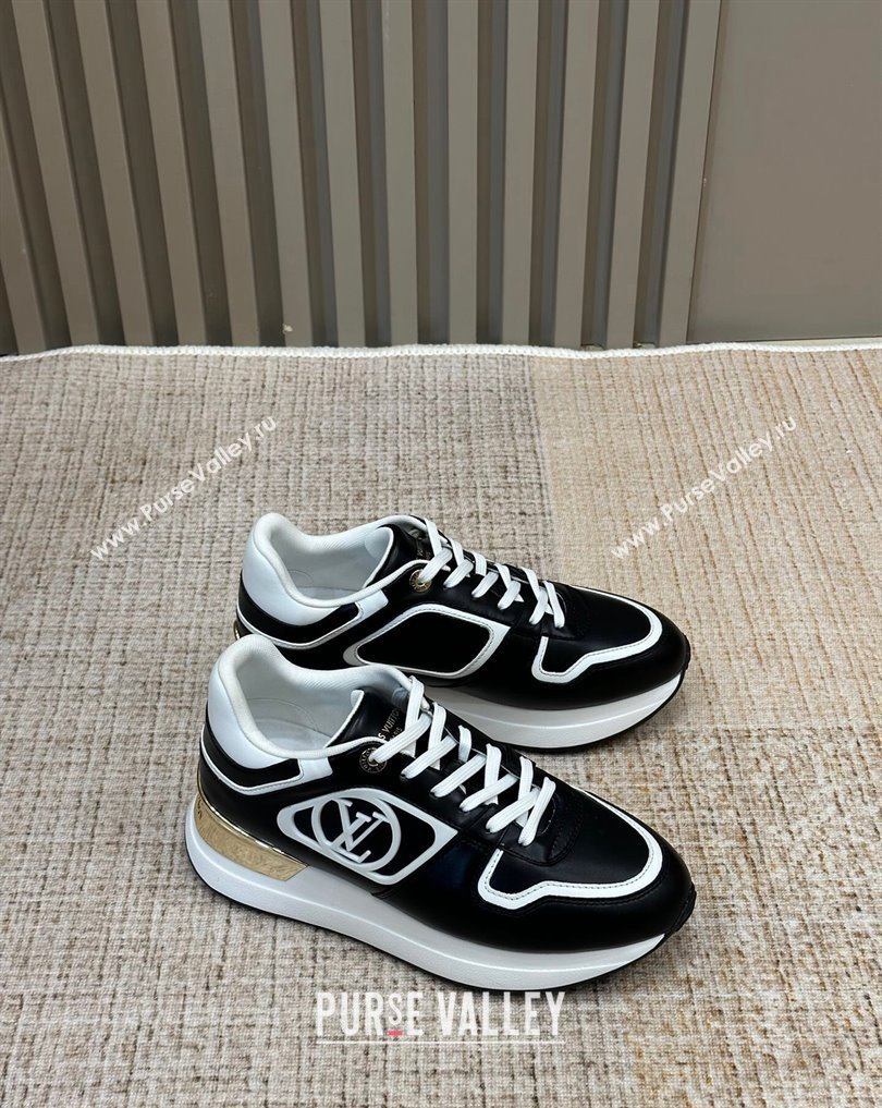 Louis Vuitton Neo Run Away Sneakers Black 2024 (nono-23121901)