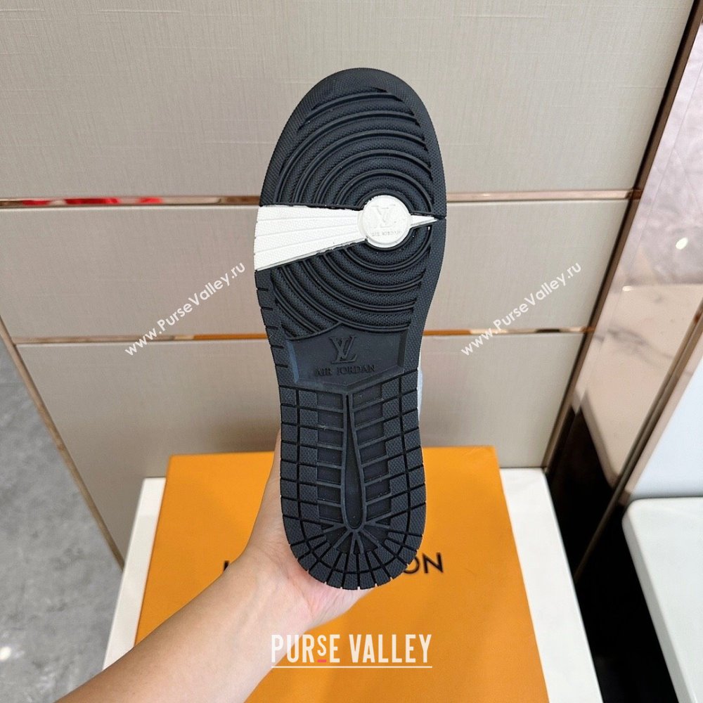 Louis Vuitton x Nike Air Jordan 1 AJ1 Women/Men High Sneakers 03 2024 (shouhe-23121913)