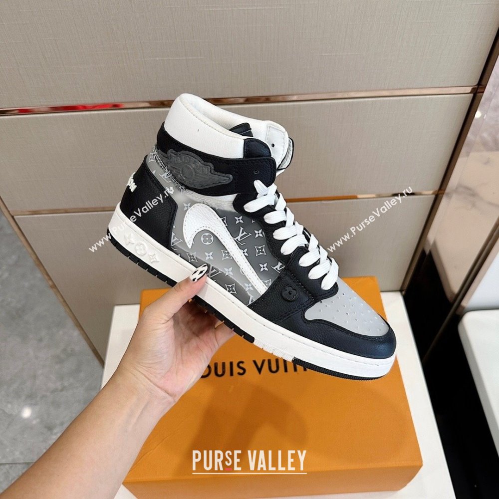 Louis Vuitton x Nike Air Jordan 1 AJ1 Women/Men High Sneakers 05 2024 (shouhe-23121915)