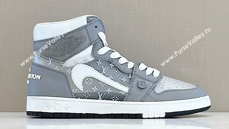 Louis Vuitton x Nike Air Jordan 1 AJ1 Women/Men High Sneakers 06 2024 (shouhe-23121916)