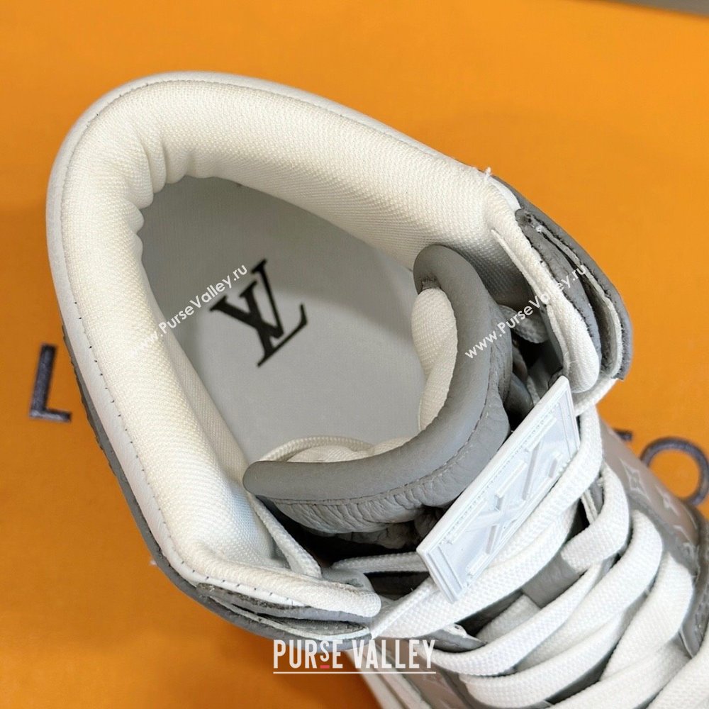 Louis Vuitton x Nike Air Jordan 1 AJ1 Women/Men High Sneakers 06 2024 (shouhe-23121916)