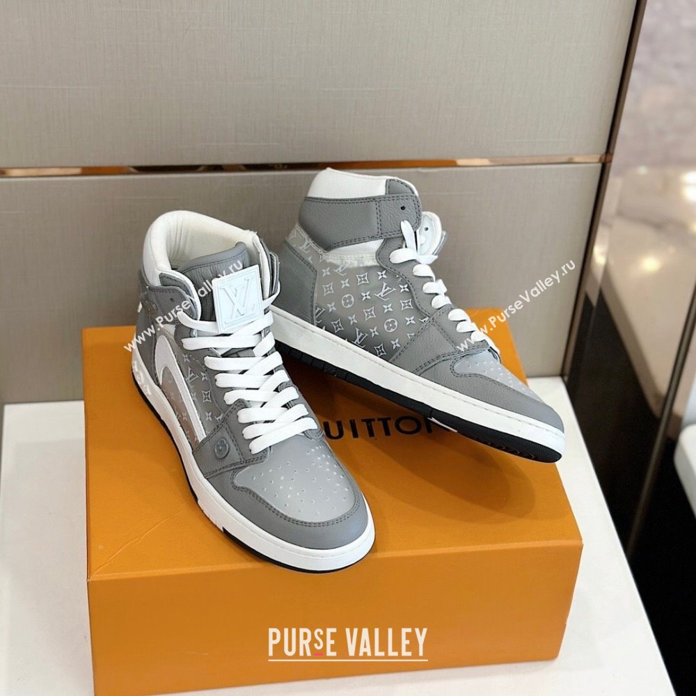 Louis Vuitton x Nike Air Jordan 1 AJ1 Women/Men High Sneakers 06 2024 (shouhe-23121916)