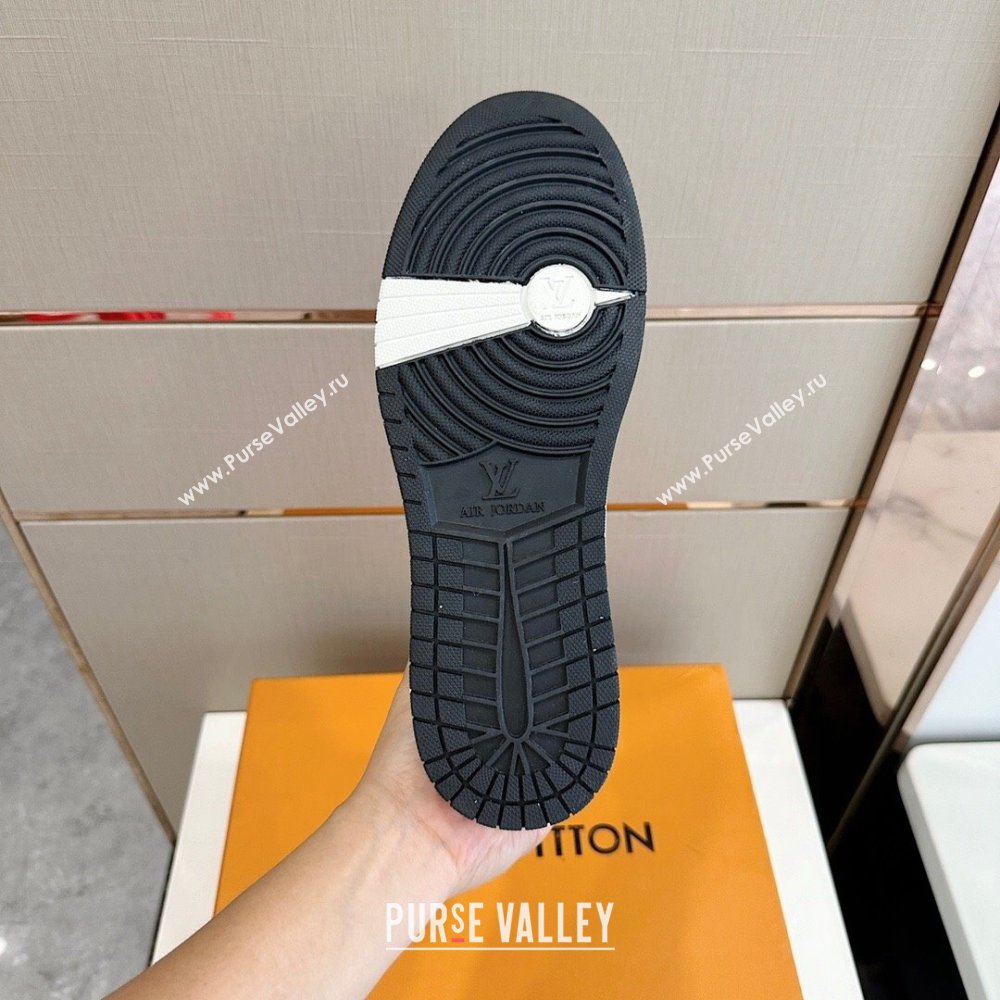 Louis Vuitton x Nike Air Jordan 1 AJ1 Women/Men High Sneakers 06 2024 (shouhe-23121916)