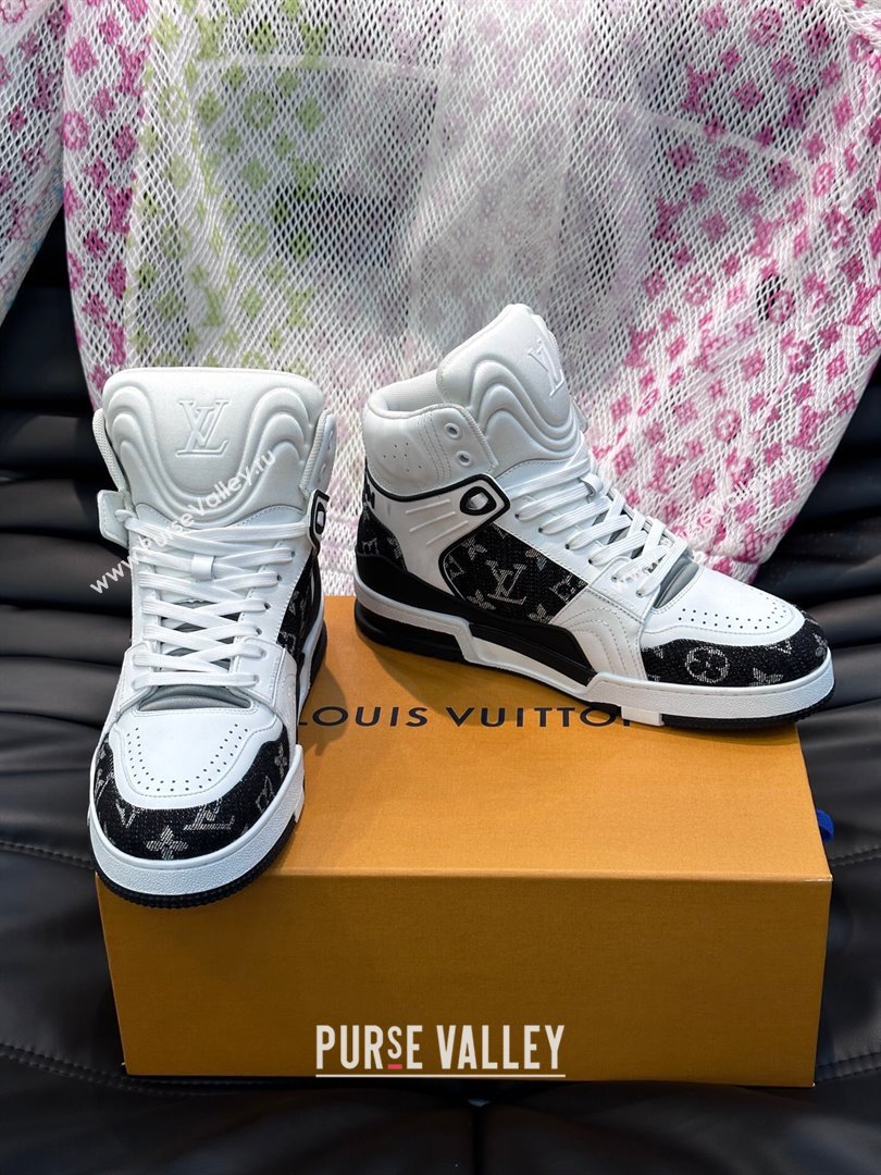 Louis Vuitton LV Trainer Mens Sneakers Boots 02 2024 (shouhe-23121902)