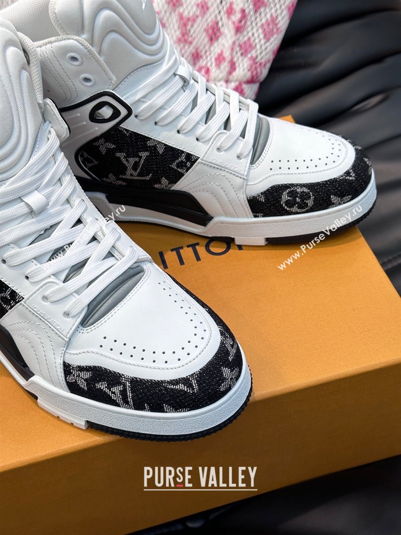 Louis Vuitton LV Trainer Mens Sneakers Boots 02 2024 (shouhe-23121902)