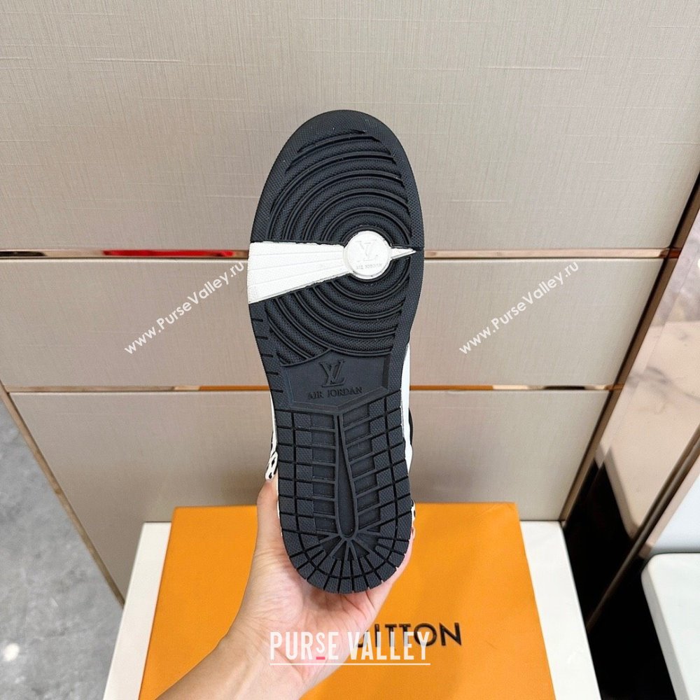 Louis Vuitton x Nike Air Jordan 1 AJ1 Women/Men Low Sneakers 06 2024 (shouhe-23121926)