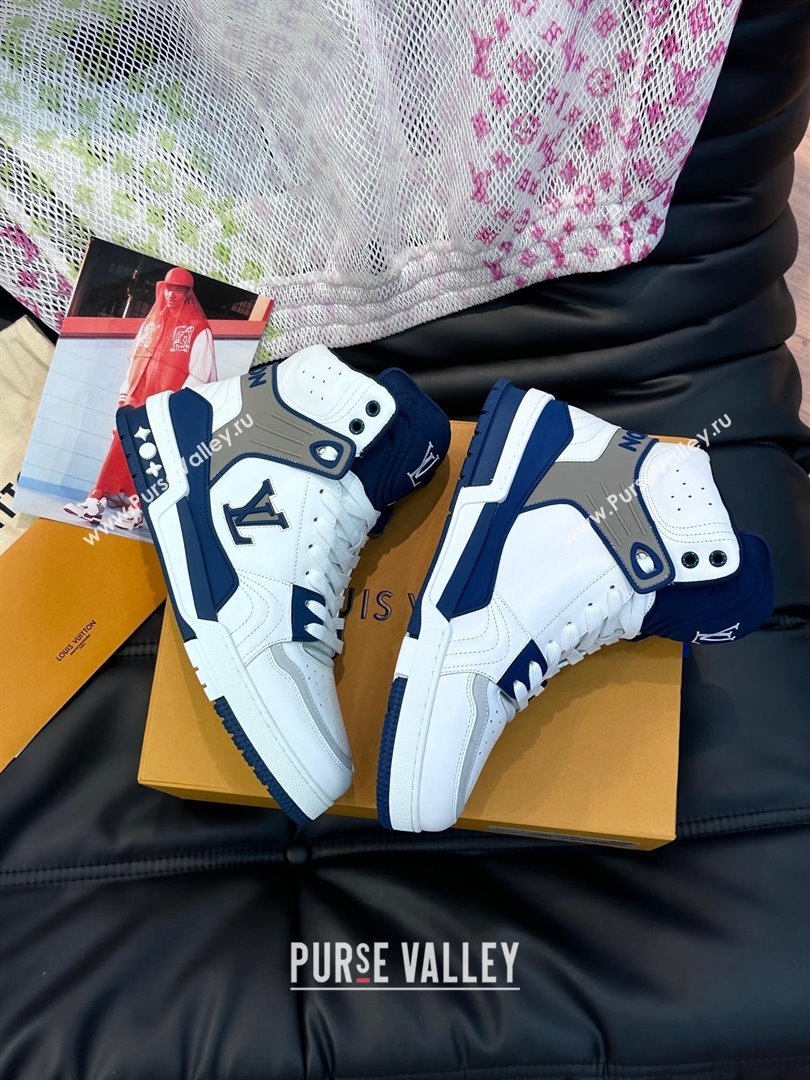 Louis Vuitton LV Trainer Mens Sneakers Boots 04 2024 (shouhe-23121904)