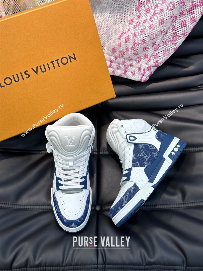 Louis Vuitton LV Trainer Mens Sneakers Boots 01 2024 (shouhe-23121901)