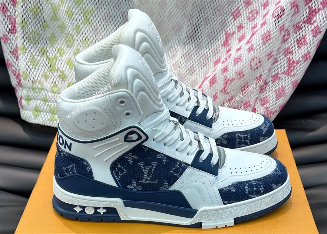 Louis Vuitton LV Trainer Mens Sneakers Boots 01 2024 (shouhe-23121901)