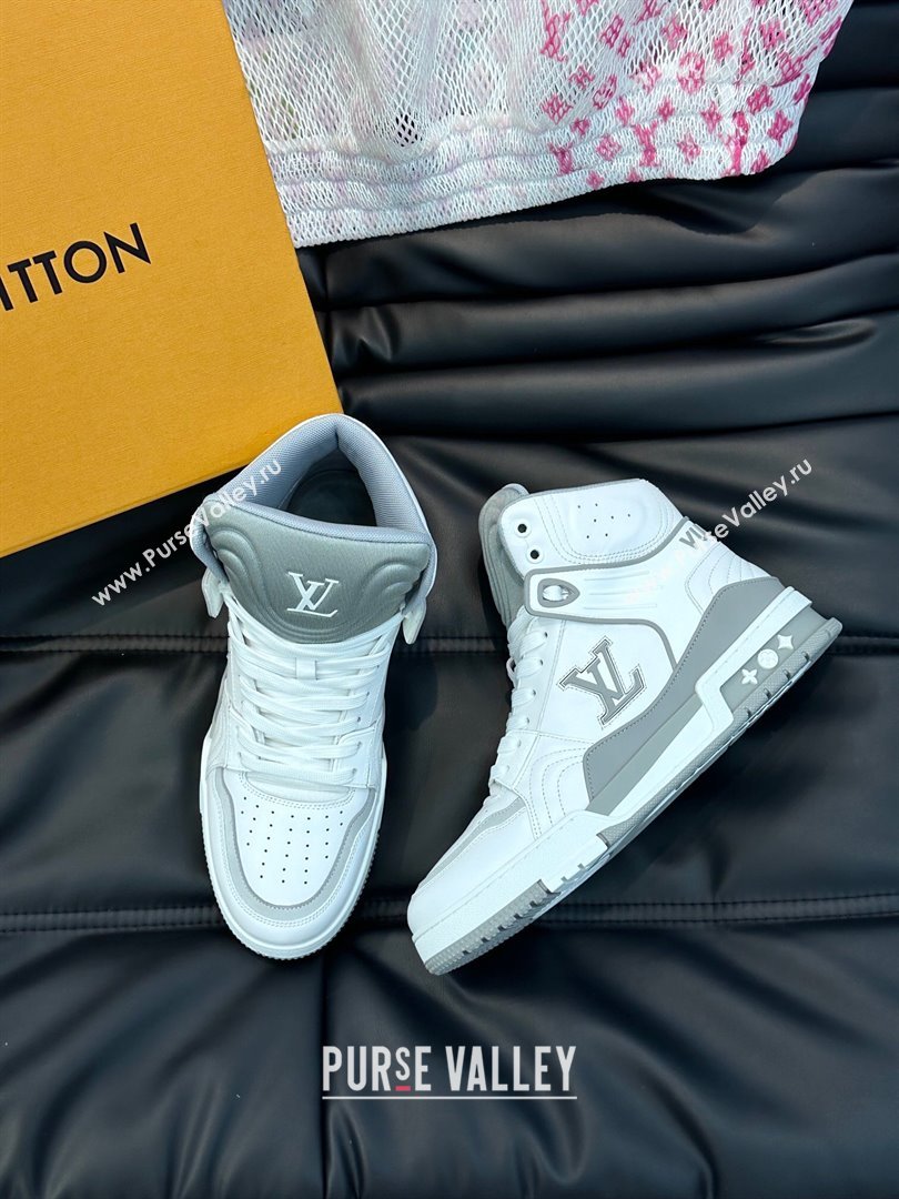 Louis Vuitton LV Trainer Mens Sneakers Boots 07 2024 (shouhe-23121907)