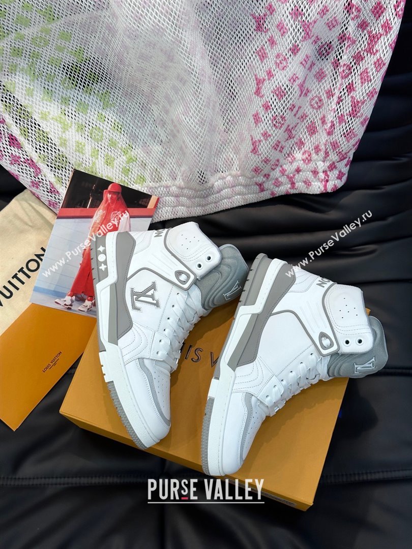 Louis Vuitton LV Trainer Mens Sneakers Boots 07 2024 (shouhe-23121907)