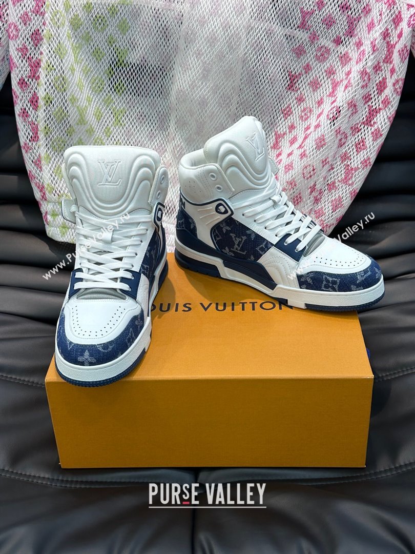 Louis Vuitton LV Trainer Mens Sneakers Boots 01 2024 (shouhe-23121901)