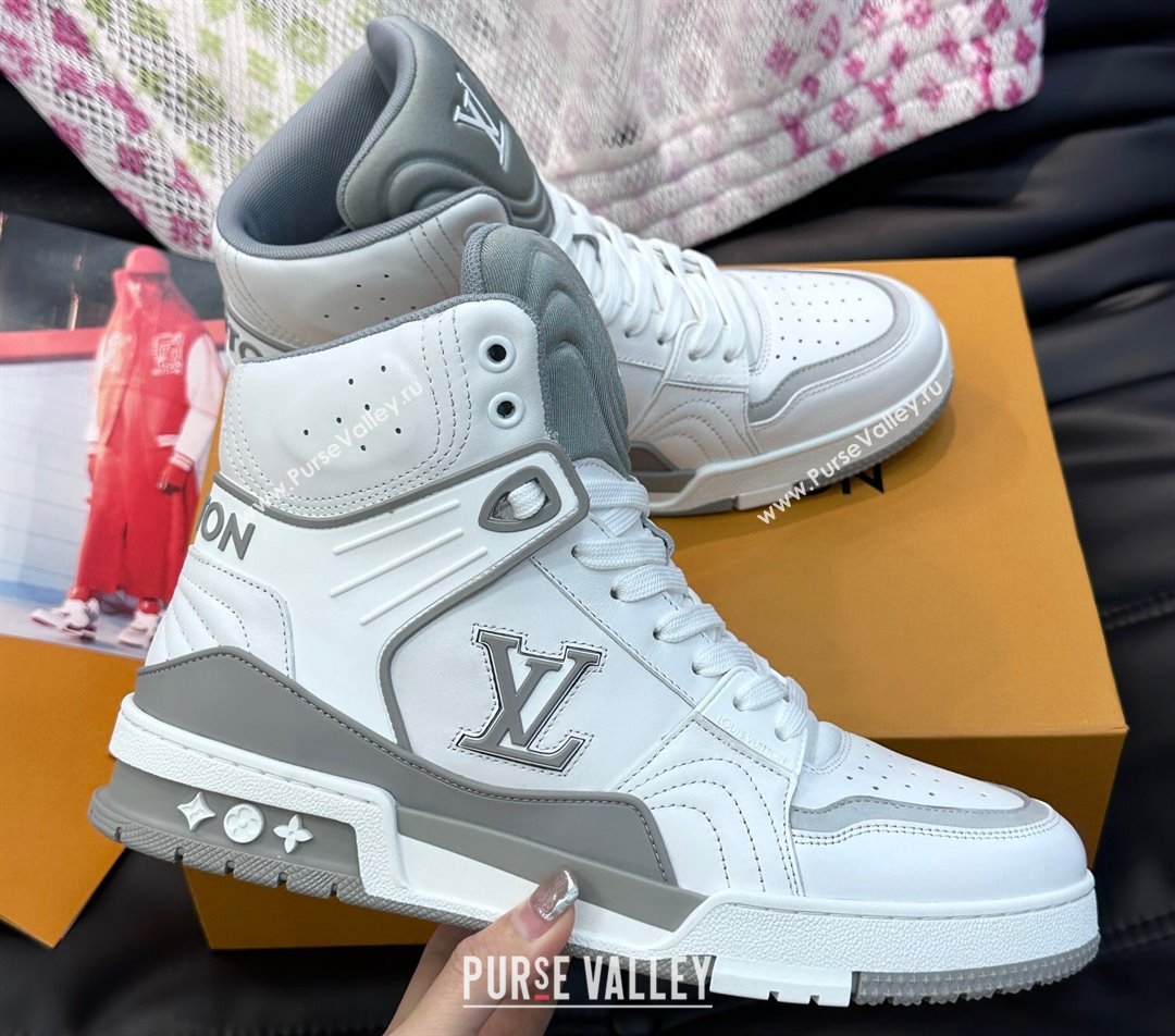 Louis Vuitton LV Trainer Mens Sneakers Boots 07 2024 (shouhe-23121907)