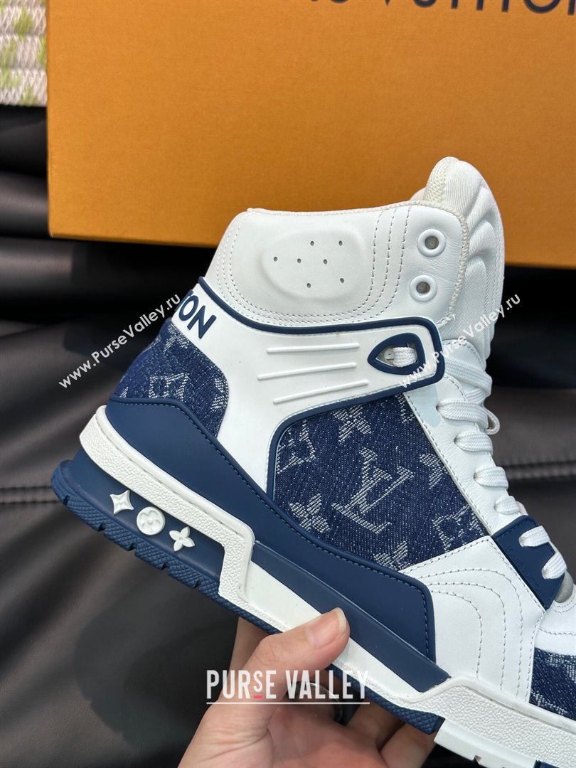 Louis Vuitton LV Trainer Mens Sneakers Boots 01 2024 (shouhe-23121901)