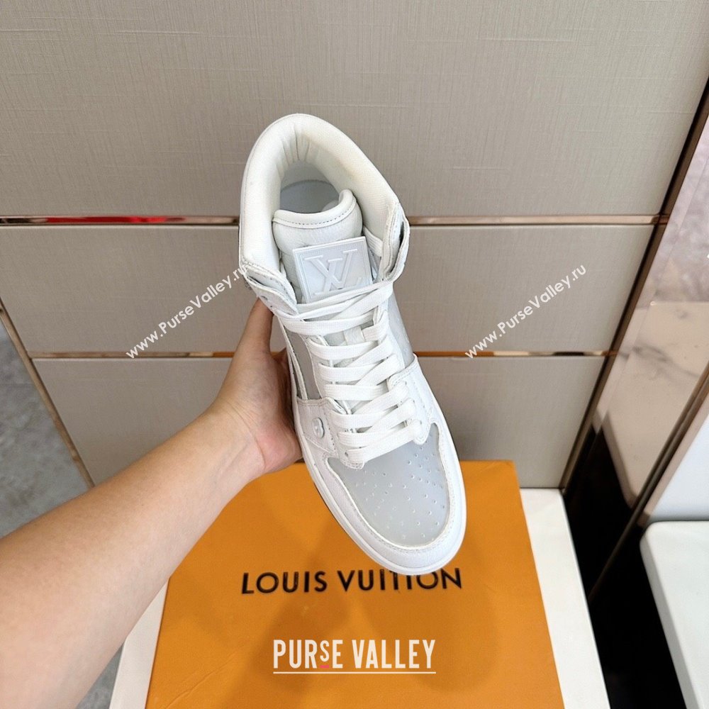 Louis Vuitton x Nike Air Jordan 1 AJ1 Women/Men High Sneakers 02 2024 (shouhe-23121912)