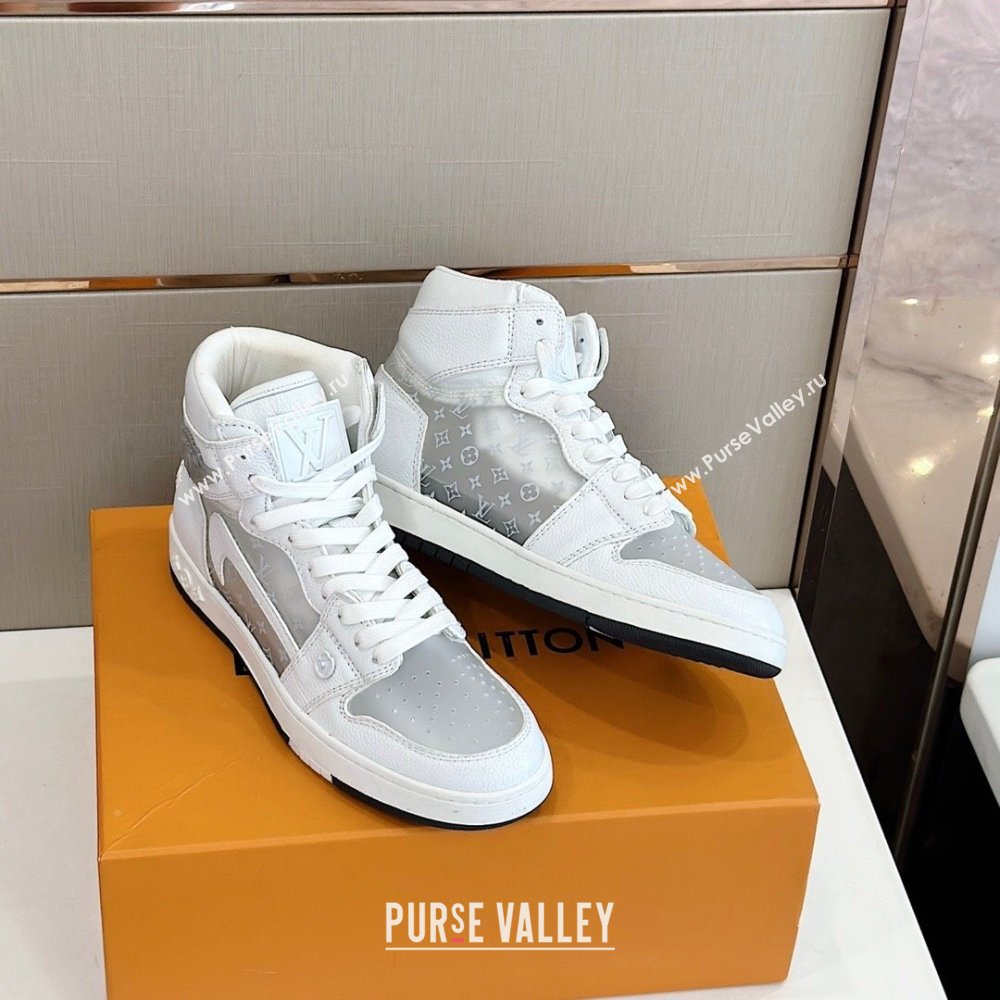 Louis Vuitton x Nike Air Jordan 1 AJ1 Women/Men High Sneakers 02 2024 (shouhe-23121912)