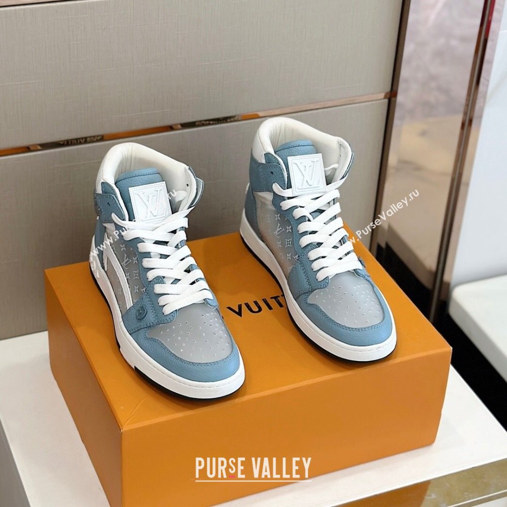 Louis Vuitton x Nike Air Jordan 1 AJ1 Women/Men High Sneakers 03 2024 (shouhe-23121913)