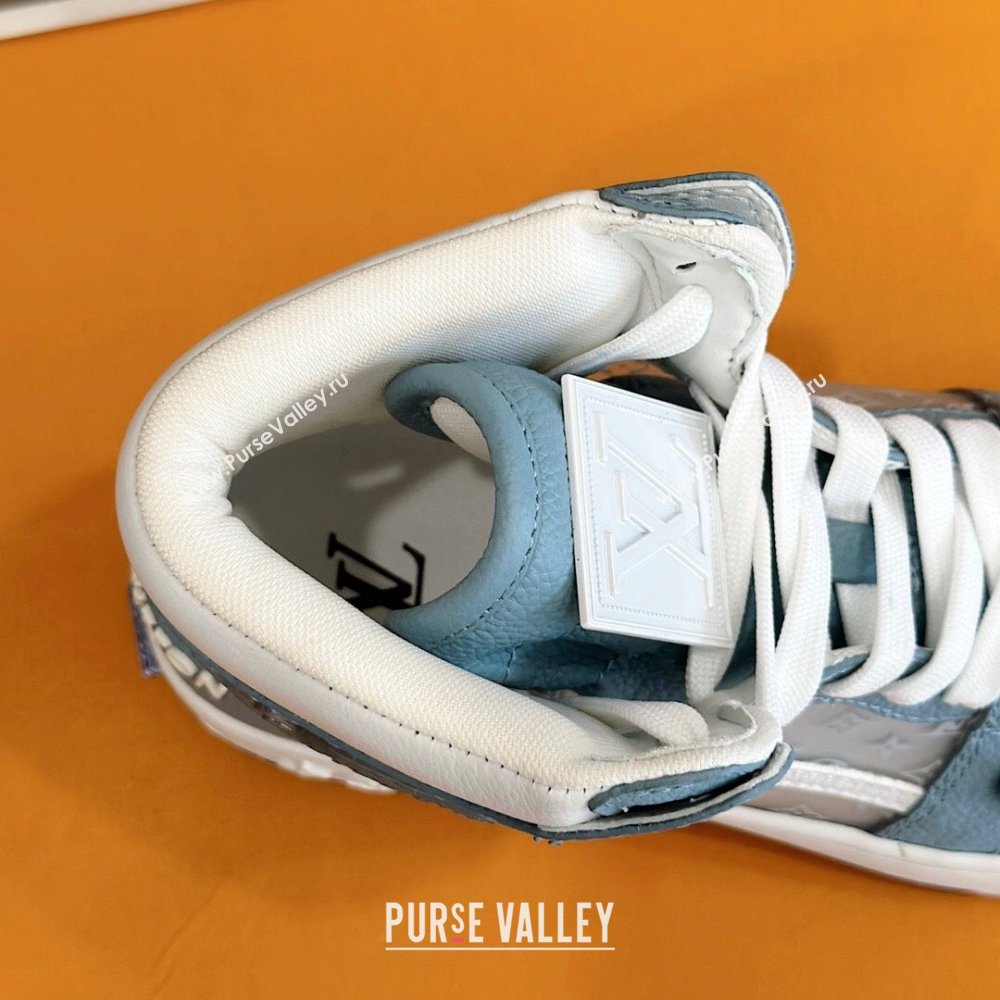 Louis Vuitton x Nike Air Jordan 1 AJ1 Women/Men High Sneakers 03 2024 (shouhe-23121913)