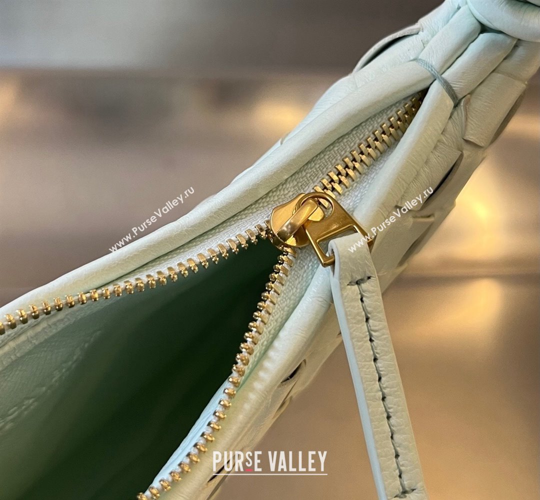 Bottega Veneta Small Gemelli Intrecciato leather shoulder bag 776764 GLACIER / BAROLO 2024 (wante-23122008)