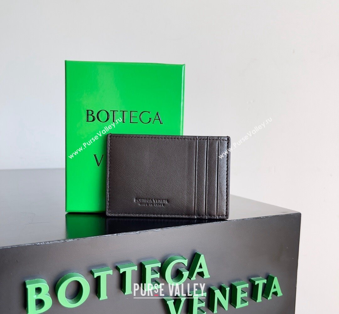 Bottega Veneta Cassette Intreccio leather Credit Card Case FONDANT 2024 (misu-23122046)