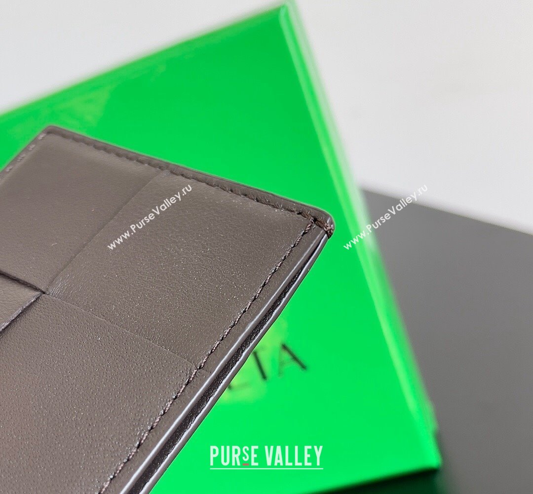 Bottega Veneta Cassette Intreccio leather Credit Card Case FONDANT 2024 (misu-23122046)