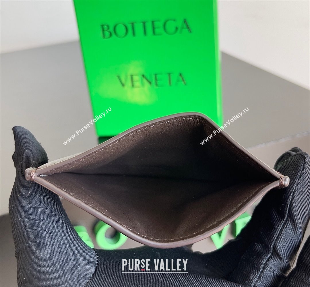 Bottega Veneta Cassette Intreccio leather Credit Card Case FONDANT 2024 (misu-23122046)