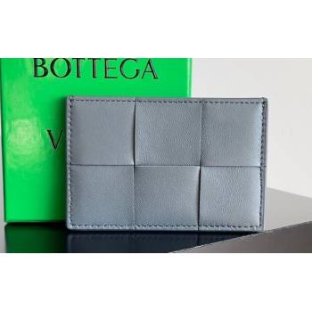 Bottega Veneta Cassette Intreccio leather Credit Card Case THUNDER 2024 (misu-23122051)
